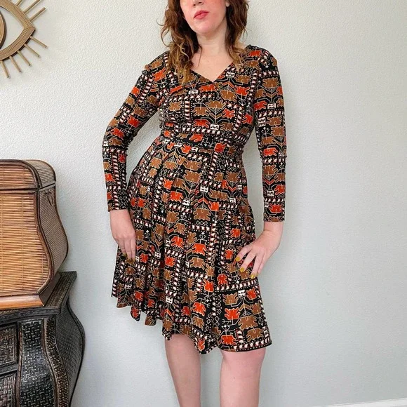 Vintage | Dresses | Vintage 6s Mod Groovy Geometric Print Aline Dress By  Macys Made In Italy Sz S | Poshmark